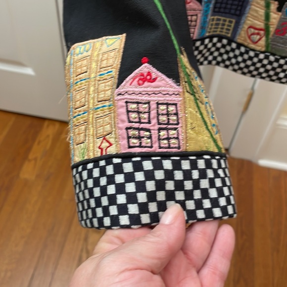 Anage embroidered cotton Miami Beach design jacket. Size XL. NWT - Picture 3 of 10